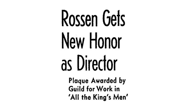 robert rossen - all the kings men