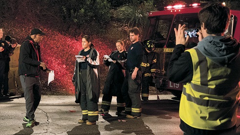 DGA Quarterly Magazine Summer 2019 Producer Director Pars Barclay directing Station 19