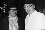 with legendary director/writer Billy Wilder in 1974