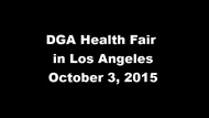 2015 DGA Health Fair in New York