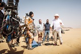 Ridley Scott on set of The Martian