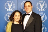 Helena Prigal and DGA Eastern Executive Director Russell Hollander.