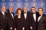 DGA National Vice President Ed Sherin, DGA President Michael Apted, Kathryn Reed, 2003 Honoree Robert Altman, Director Milos Forman and DGA National Executive Director Jay D. Roth