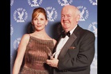 SAG President Melissa Gilbert with 2003 DGA Honoree John Sweeney (President AFL-CIO).