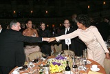 Honoree Robert De Niro greets presenter Oprah Winfrey. 