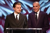 Leonardo DiCaprio and Daniel Day Lewis with the Feature Film Nomination presentation to Martin Scorsese.