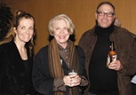 Actress Lea Thompson (left), Evans Frankenheimer (widow of the nominee John Frankenheimer) and Nominee Howard Deutch.