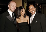 Feature Film Nominee Paul Haggis with two of his "Crash" cast members, Thandie Newton and Chris ‘Ludacris’ Bridges.