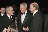 DGA Lifetime Achievement Award recipients Steven Spielberg and Clint Eastwood and feature Film nominee Paul Haggis.