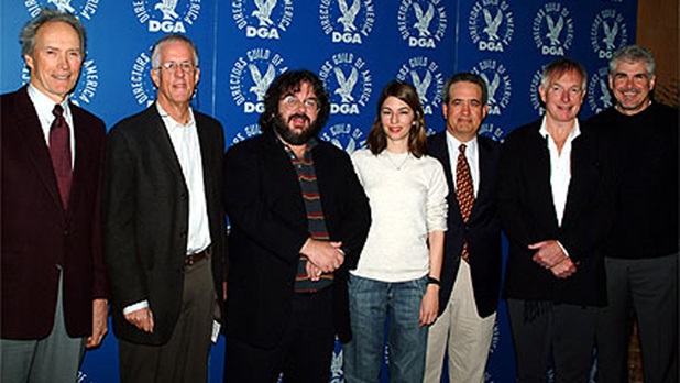 Nominee Eastwood, DGA President Apted, nominees Jackson and Coppola,