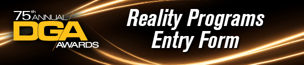 Reality Programs Entry Form