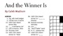 DGA Quarterly Spring 2011 Crossword And the Winner Is