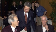 Clint Eastwood Jay Roth Michael Apted at Awards Breakfast in 2004