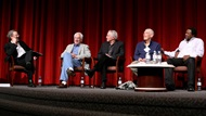 The discussions kicked off with the Hill Street Blues panel featuring Steven Bochco, Greg Hoblit, Robert Butler, and Thomas Carter.