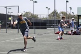 DGA Tennis Tournament players enjoy a few sets at the Los Angeles Tennis Club.