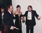 Dency Nelson with Julia Roberts and Kevin Spacey at the 73rd Academy Awards