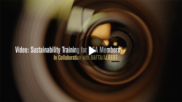 Sustainability Training Video for DGA Members