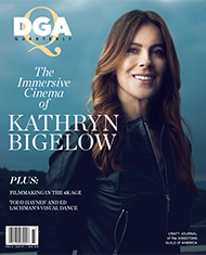 DGA Quarterly Magazine Fall 2017 Cover Kathryn Bigelow